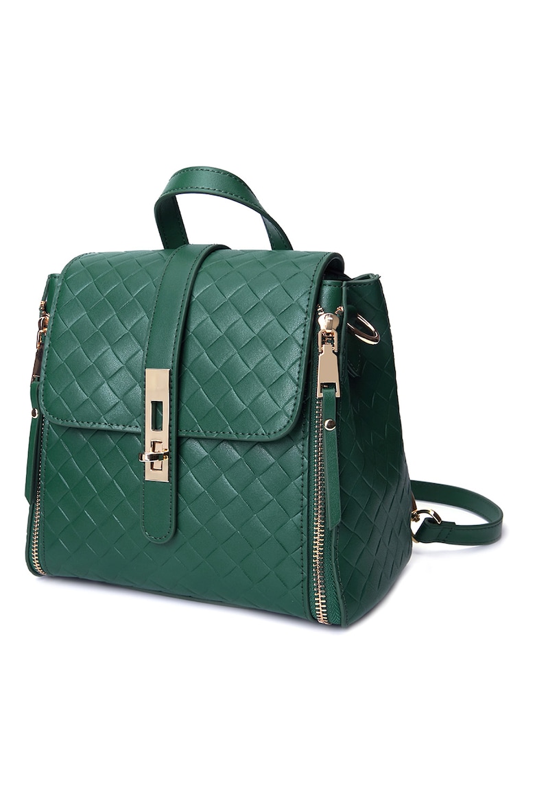 Кожаный стеганый рюкзак Myles C'Iel, зеленый стеганый кожаный рюкзак laurel c iel черный