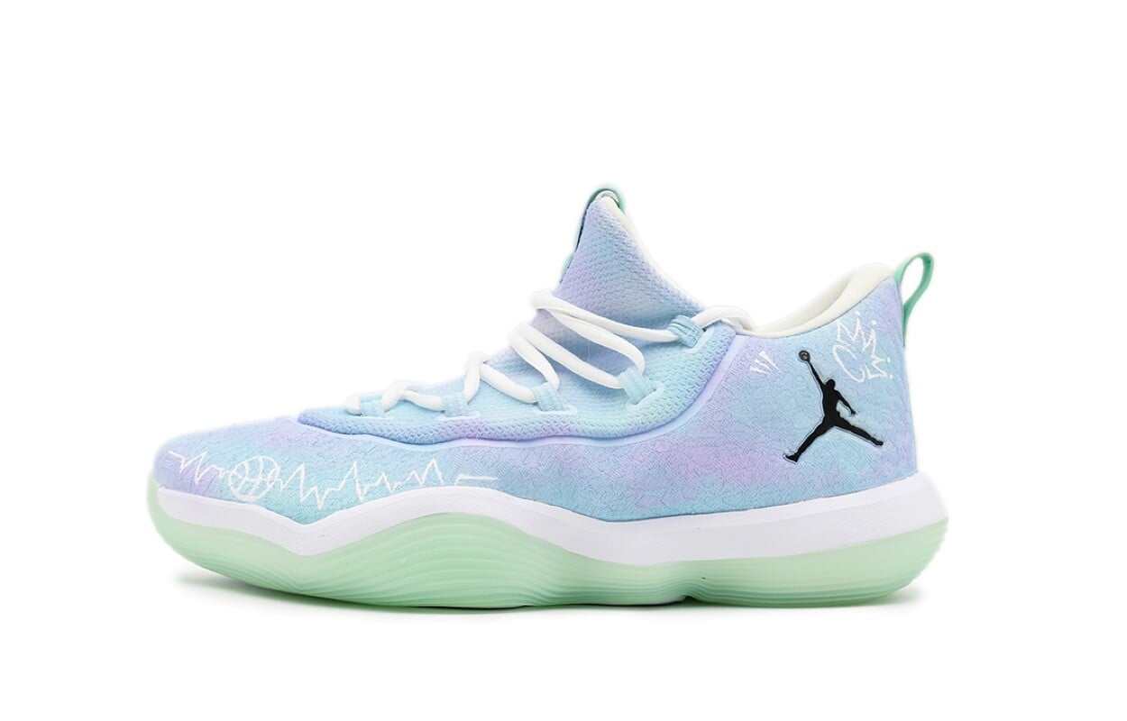 

Баскетбольные кроссовки Super.Fly 1 Basketball Shoes Men Low-top Blue Jordan