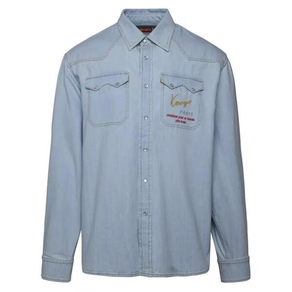 

Джинсы light cotton shirt Kenzo, синий