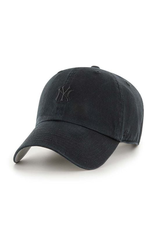 

Хлопковая бейсболка New York Yankees 47 brand, черный