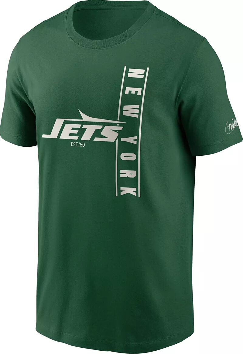 

Мужская зеленая футболка Nike New York Jets Rewind Essential