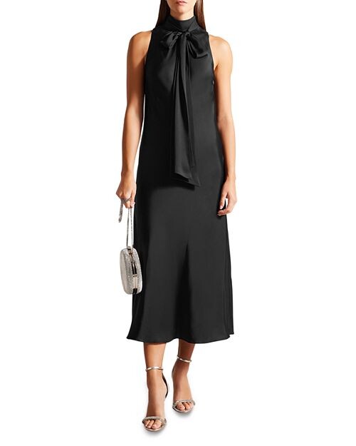 

Платье миди без рукавов Llauraa Ted Baker, цвет Black