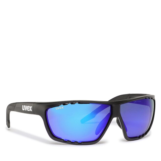 солнцезащитные очки uvex kids sportstyle 508 черный Солнцезащитные очки Uvex Sportstyle, голубовато-черный