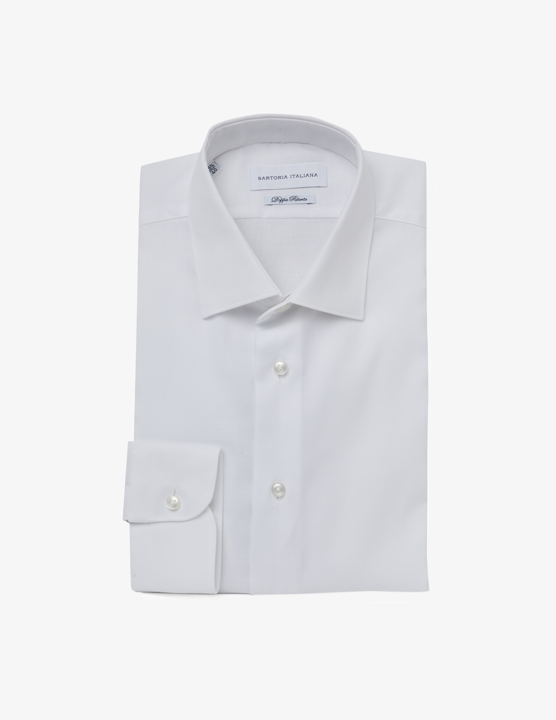 Рубашка регулярная Sartoria Italiana, белый цена и фото
