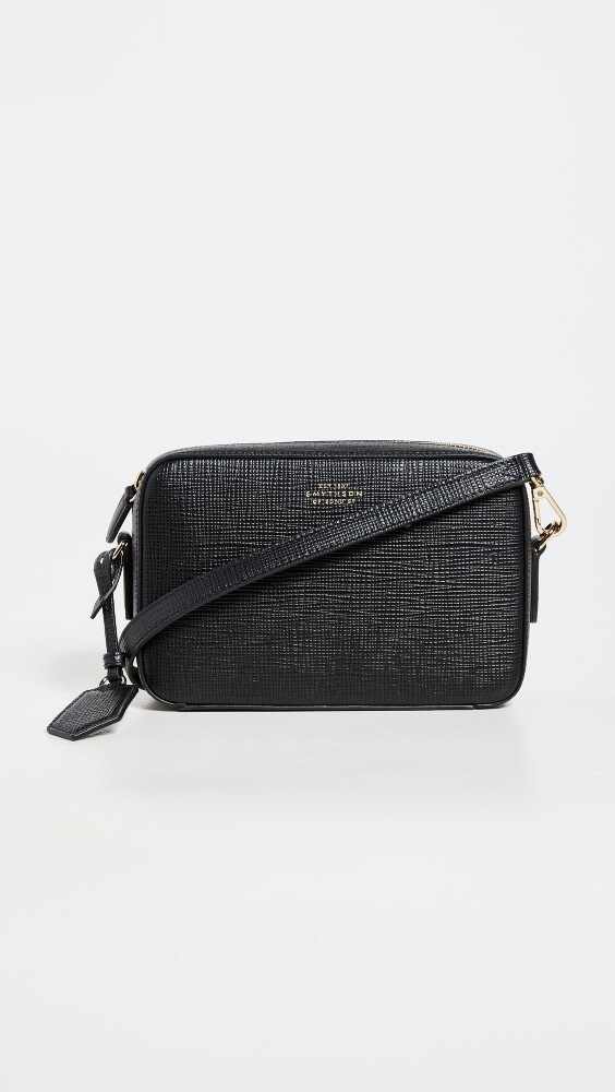 

Сумка Smythson Camera, черный