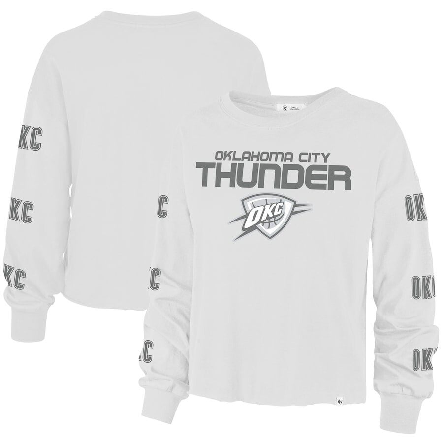 

Футболка с длинным рукавом 47 Oklahoma City Thunder, белый