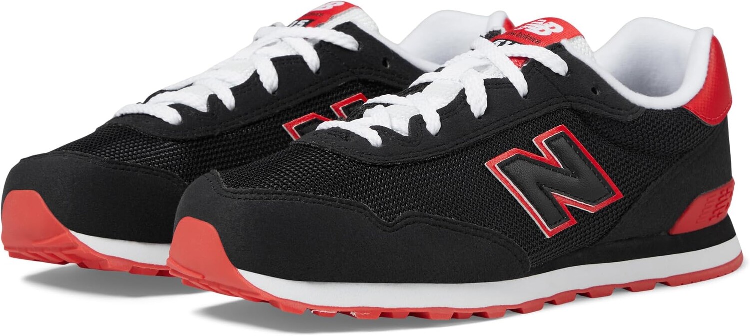 

Кроссовки New Balance Kids 515, цвет Black/True Red