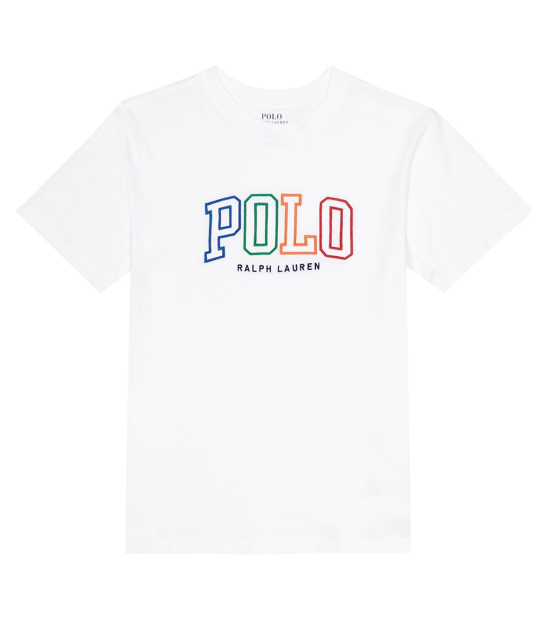 

Футболка из хлопкового джерси с логотипом Polo Ralph Lauren, белый