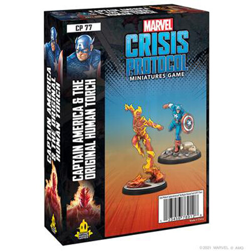 

Фигурки Captain America And The Original Human Torch: Marvel Crisis Protocol
