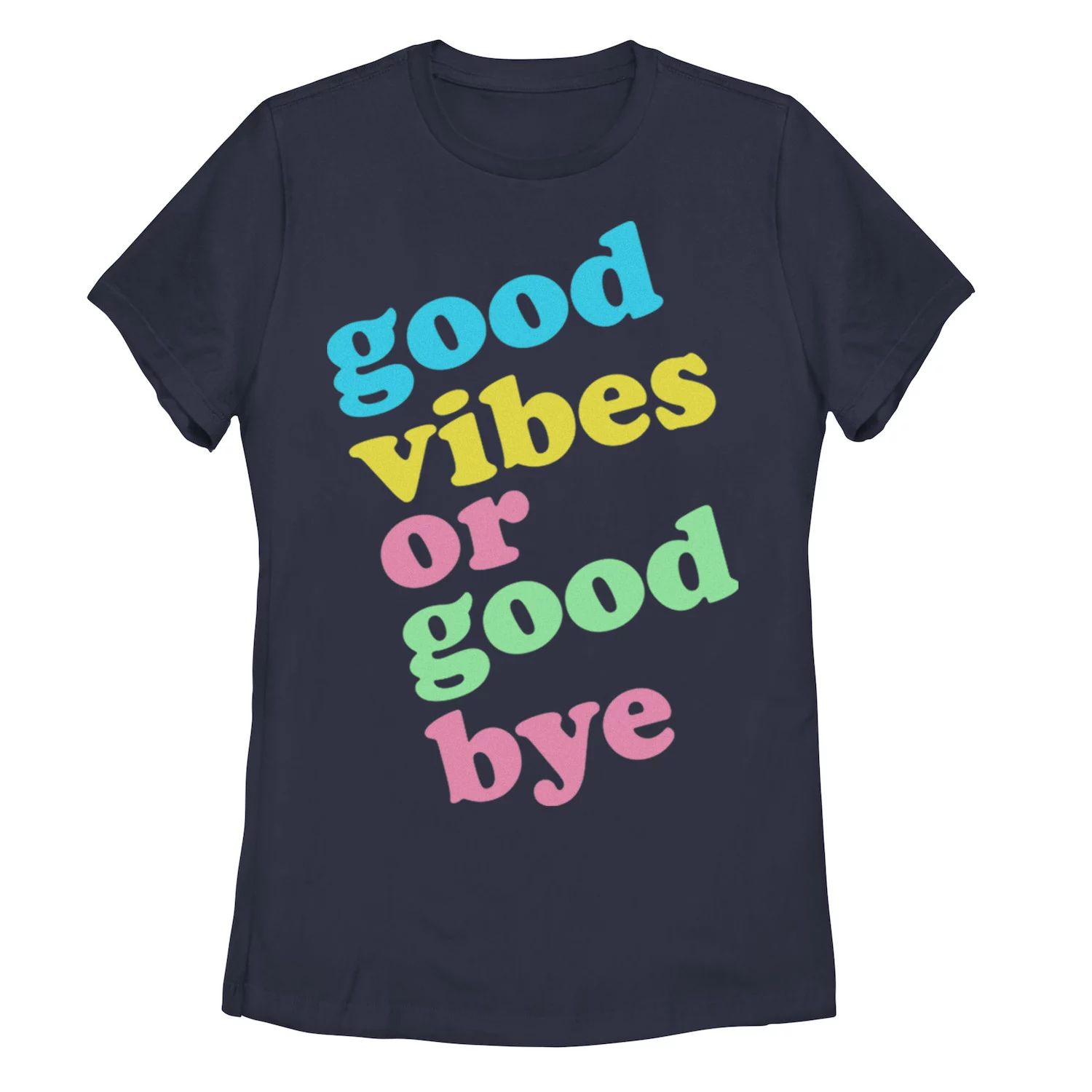 Футболка с рисунком «Good Vibes or Good Bye» для юниоров
