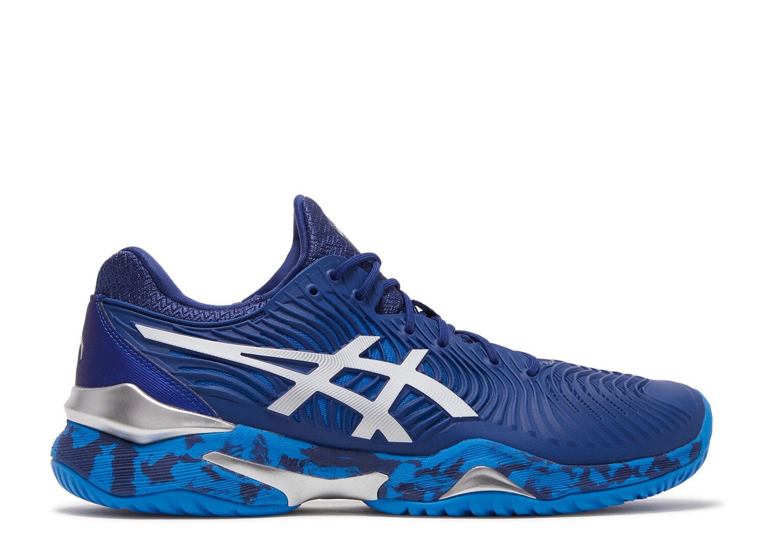 Кроссовки ASICS Court Ff Novak 'Blue Print Camo', синий