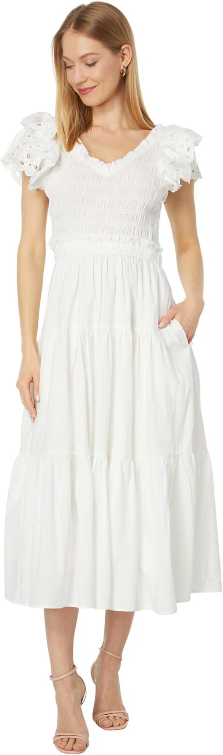 

Платье миди Amaya en saison, цвет Off-White