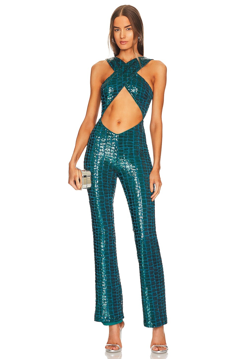

Комбинезон Michael Costello x REVOLVE Livie, цвет Teal