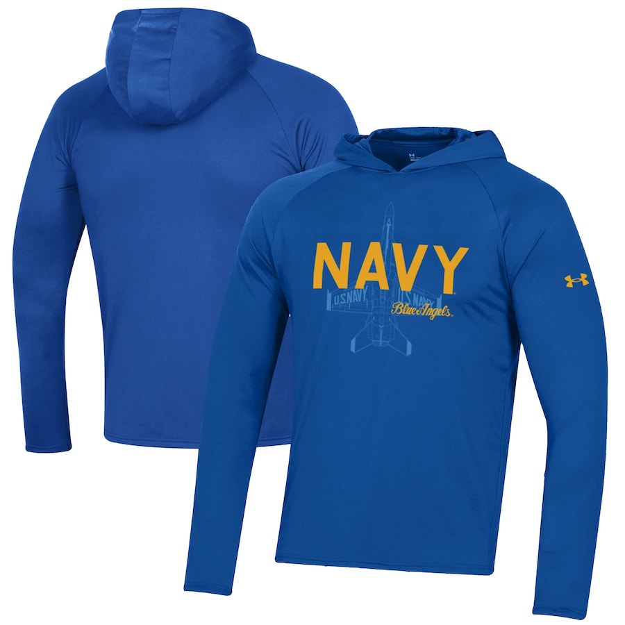 

Футболка с длинным рукавом Under Armour Navy Midshipmen, роял