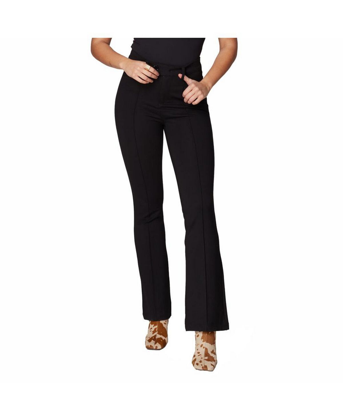 

Женские брюки с высокой посадкой AZURE-JBLK Lola Jeans