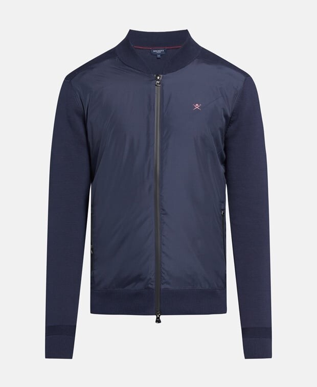

Гибридная куртка Hackett London, темно-синий