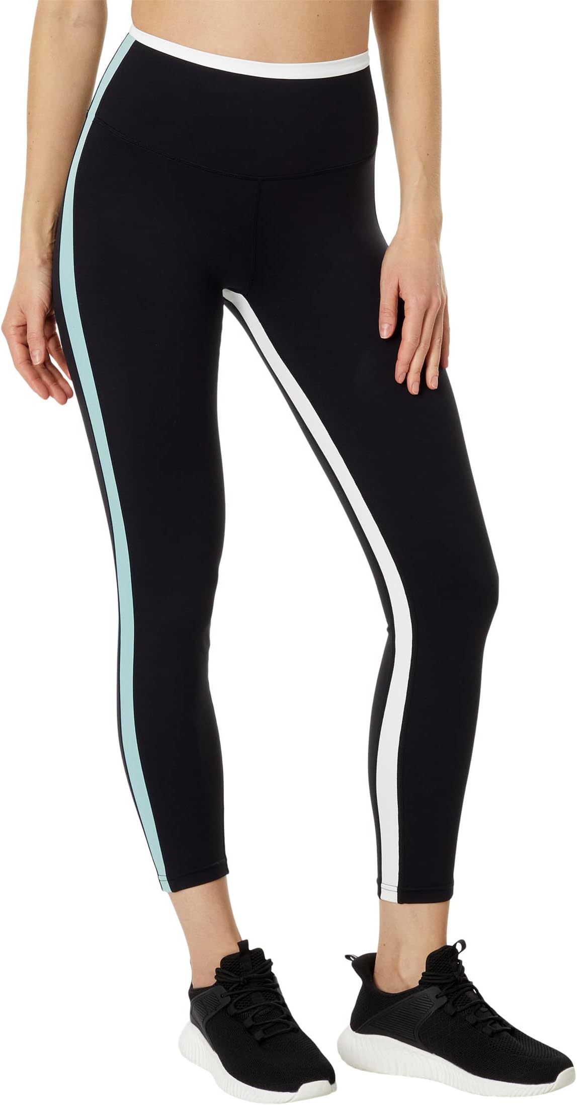 

Брюки Sam High-Waist Rigor 7/8 Splits59, цвет Black/Teal