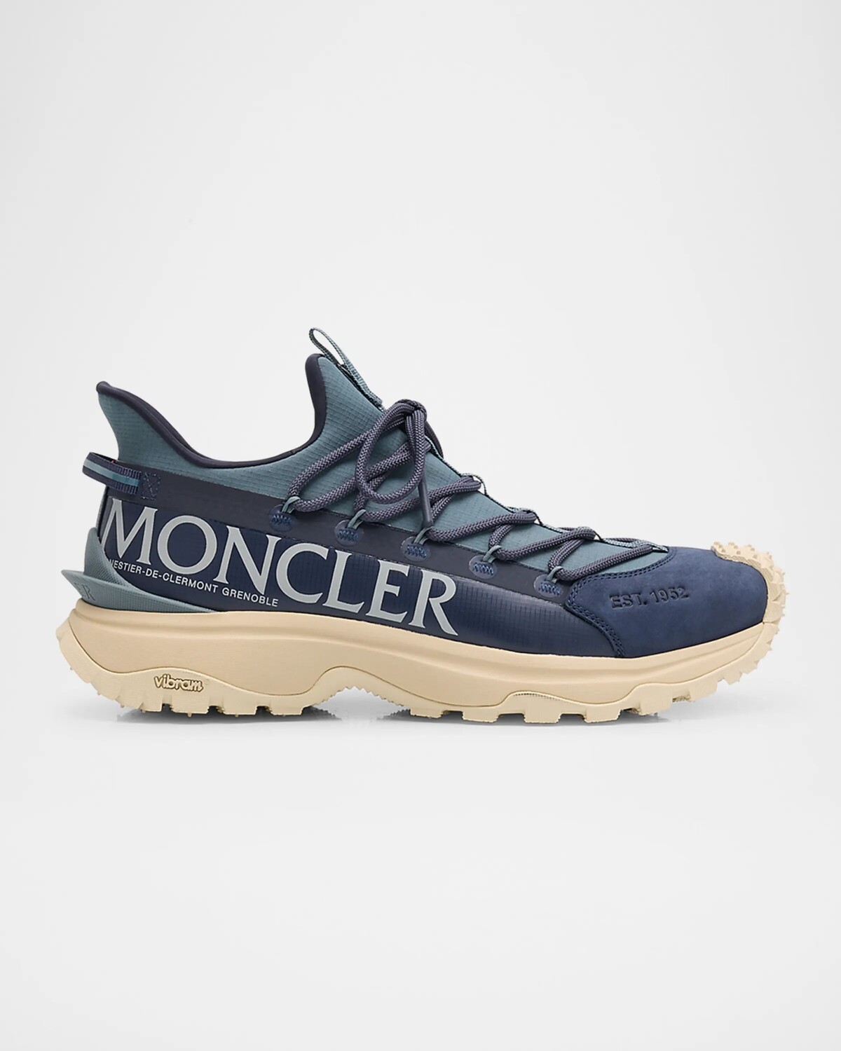 

Мужские низкие кеды Trailgrip Lite 2 Moncler, цвет Blue Mirage