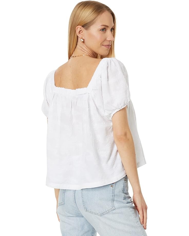 

Блуза Splendid Nicki Jacquard Blouse, белый