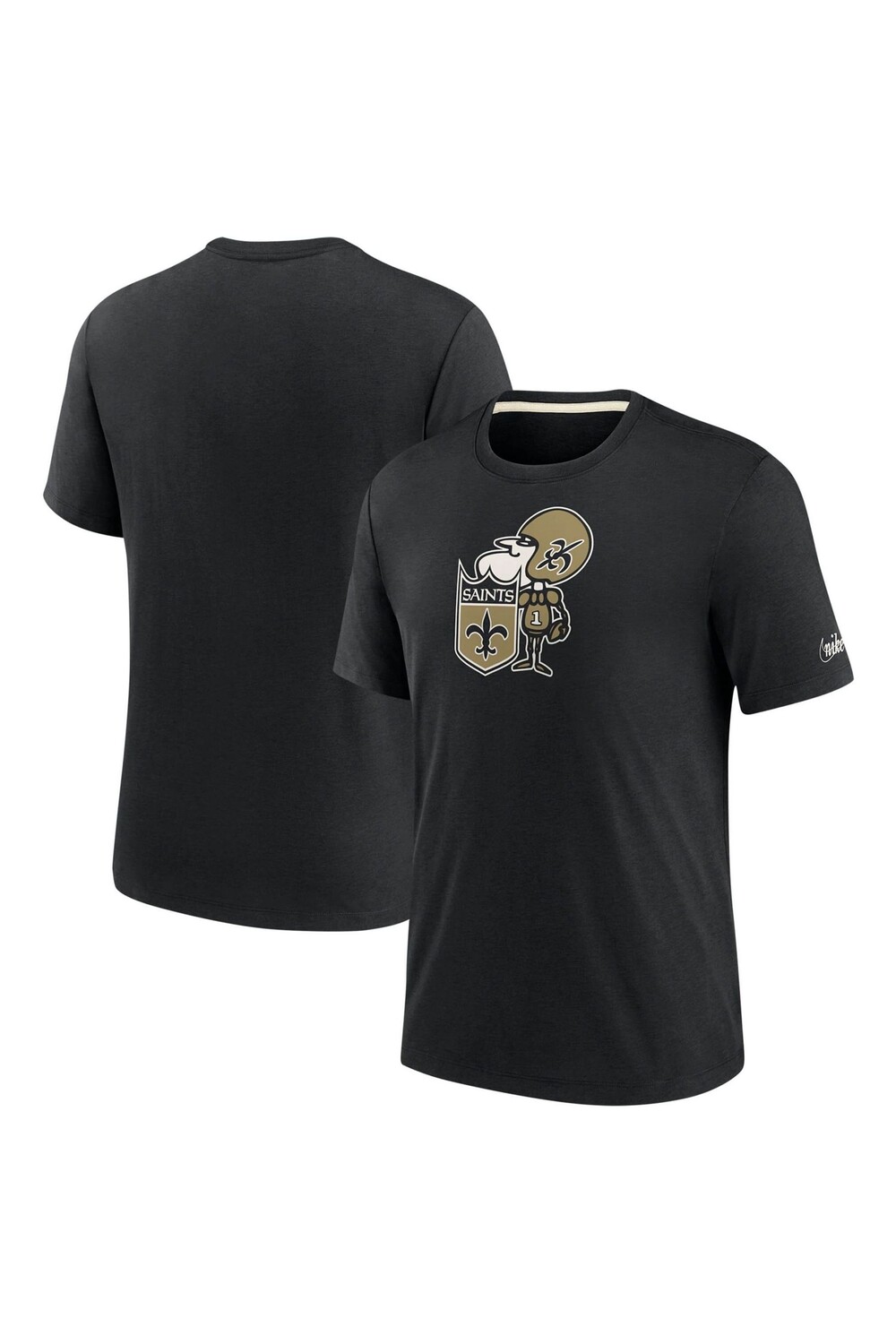 

Футболка Nike Tri-Blend Fanatics New Orleans Saints Impact Nike, черный