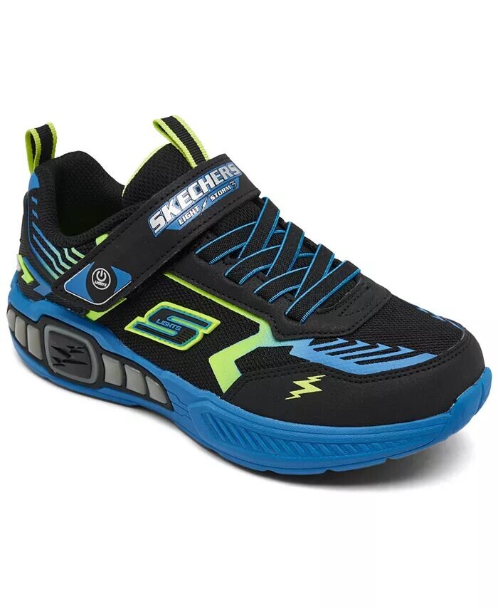 

Спортивные кроссовки Little Boys Lights: Light Storm 3.0 с подсветкой и несъемной застежкой от Finish Line Skechers, мультиколор