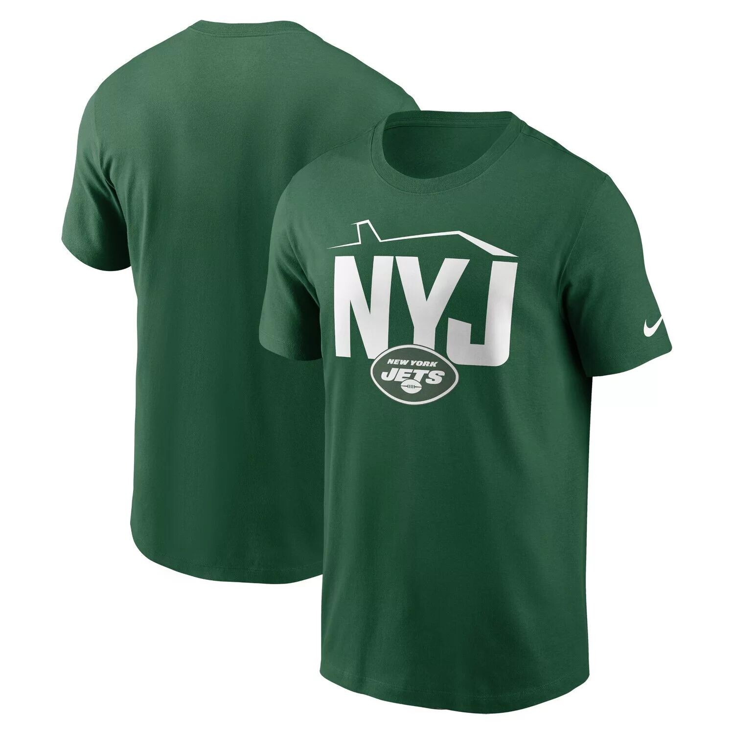 

Мужская зеленая футболка New York Jets Local Essential Nike, Зеленый