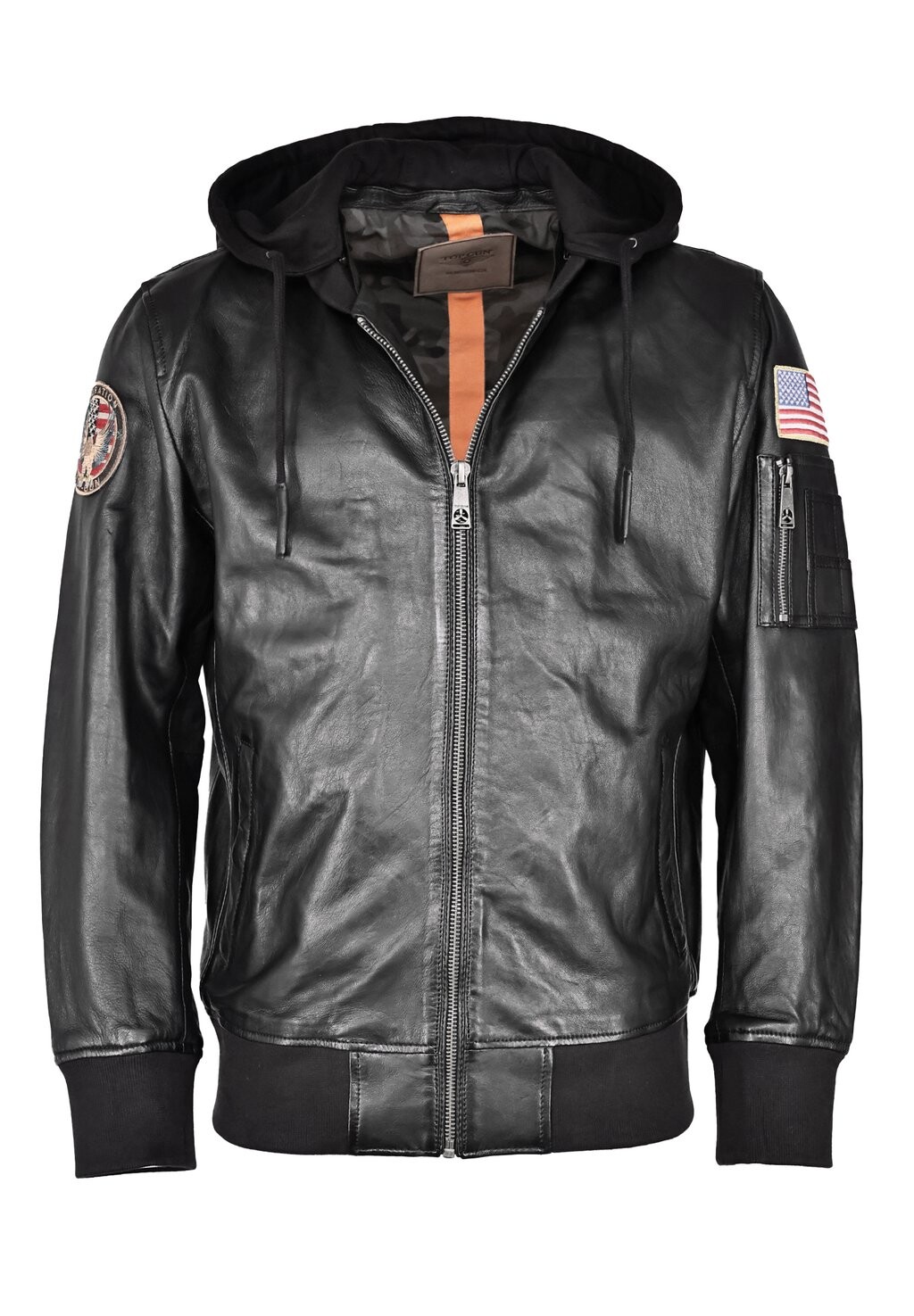 

Кожаная куртка TOP GUN