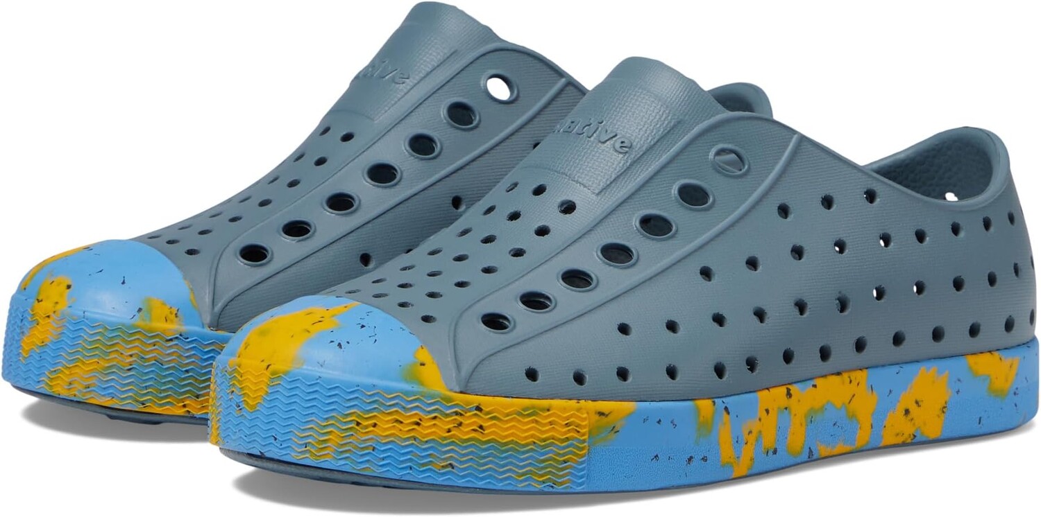 

Кроссовки Jefferson Sugarlite Marbled Native Shoes Kids, цвет Weather Grey/Resting Spicy Marble