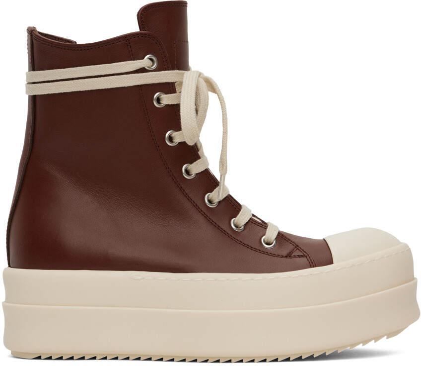 

Бордовые кроссовки Mega Bumper Rick Owens, Красный, Бордовые кроссовки Mega Bumper Rick Owens