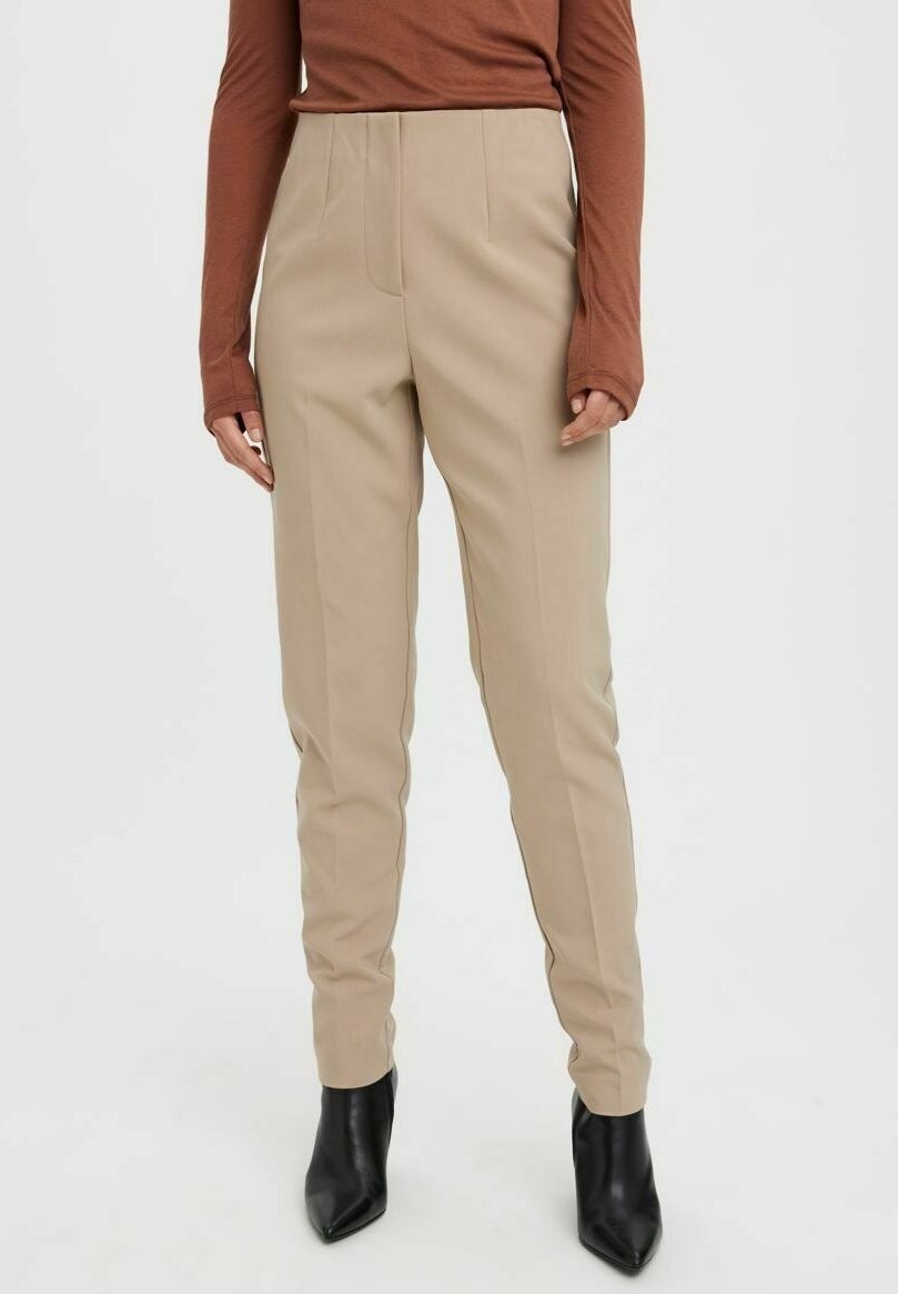 

Брюки Vero Moda Vmsandy Hr Tapered Noos, серебристая норка, Коричневый