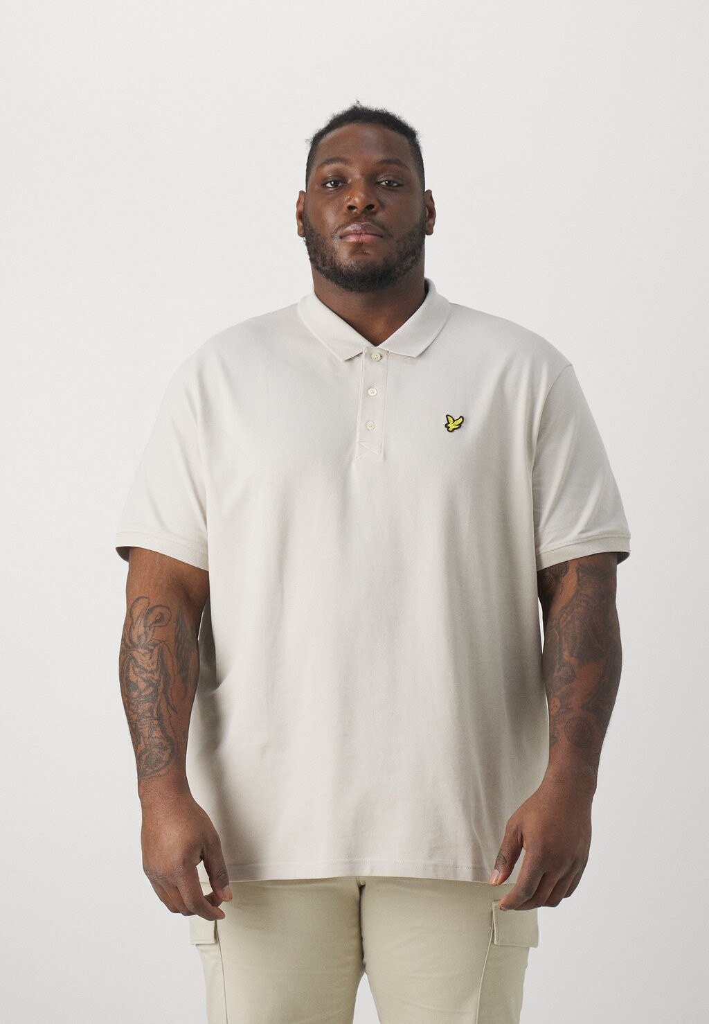 

Рубашка поло Lyle & Scott, серо-коричневый