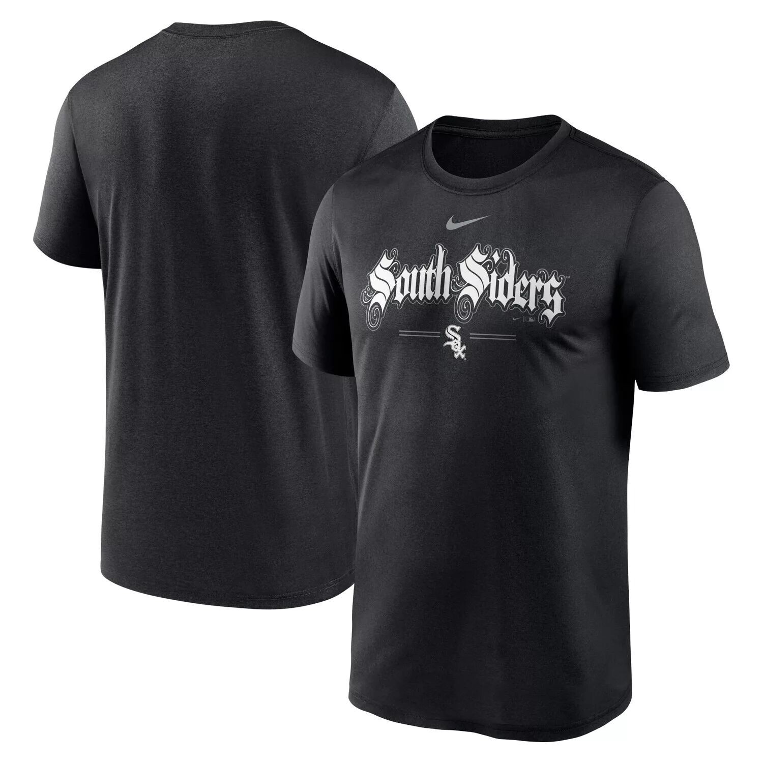

Мужская черная футболка Nike Chicago White Sox Local Club