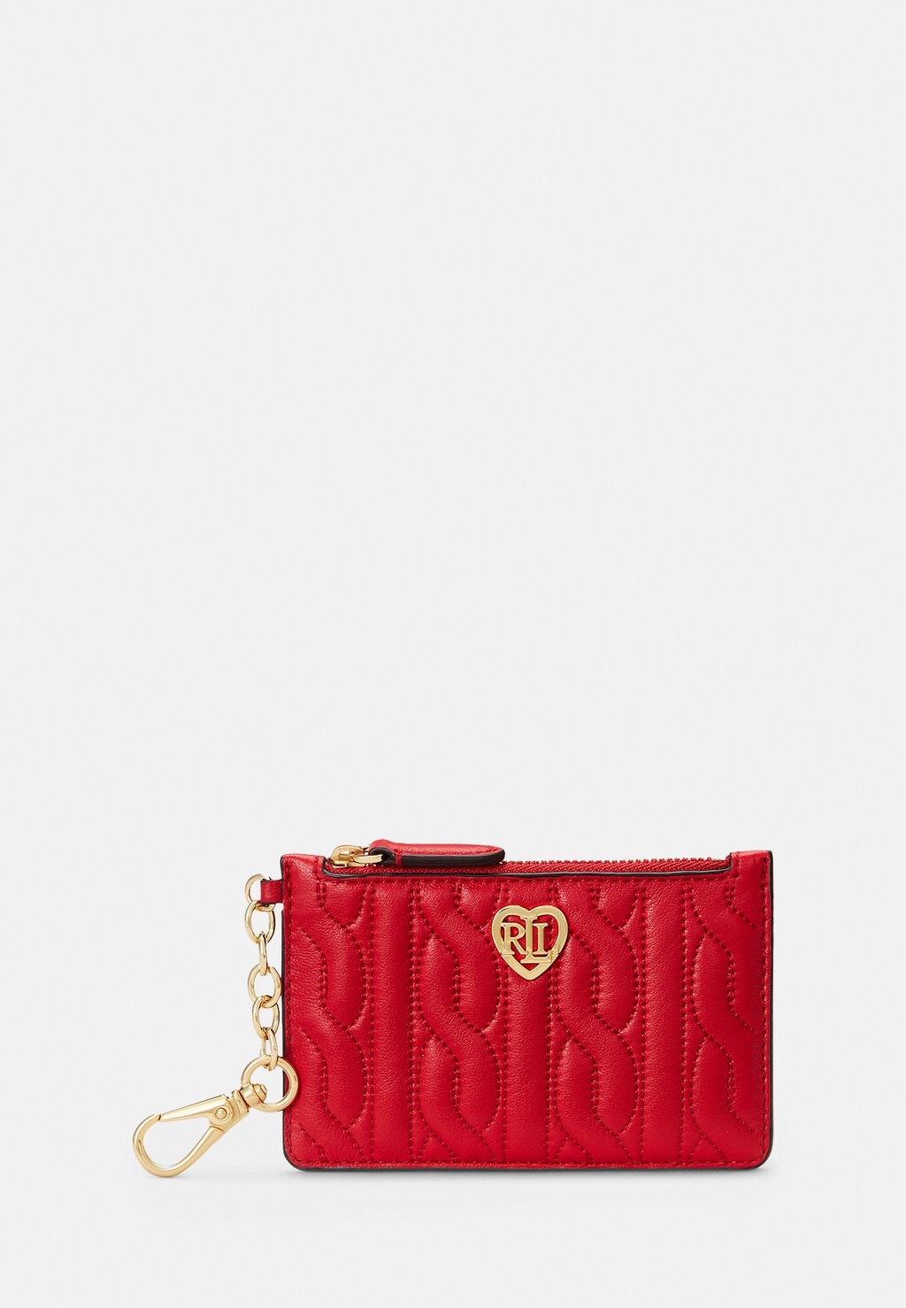 

Кошелек ZIP CARD CASE SMALL Lauren Ralph Lauren, цвет martin red
