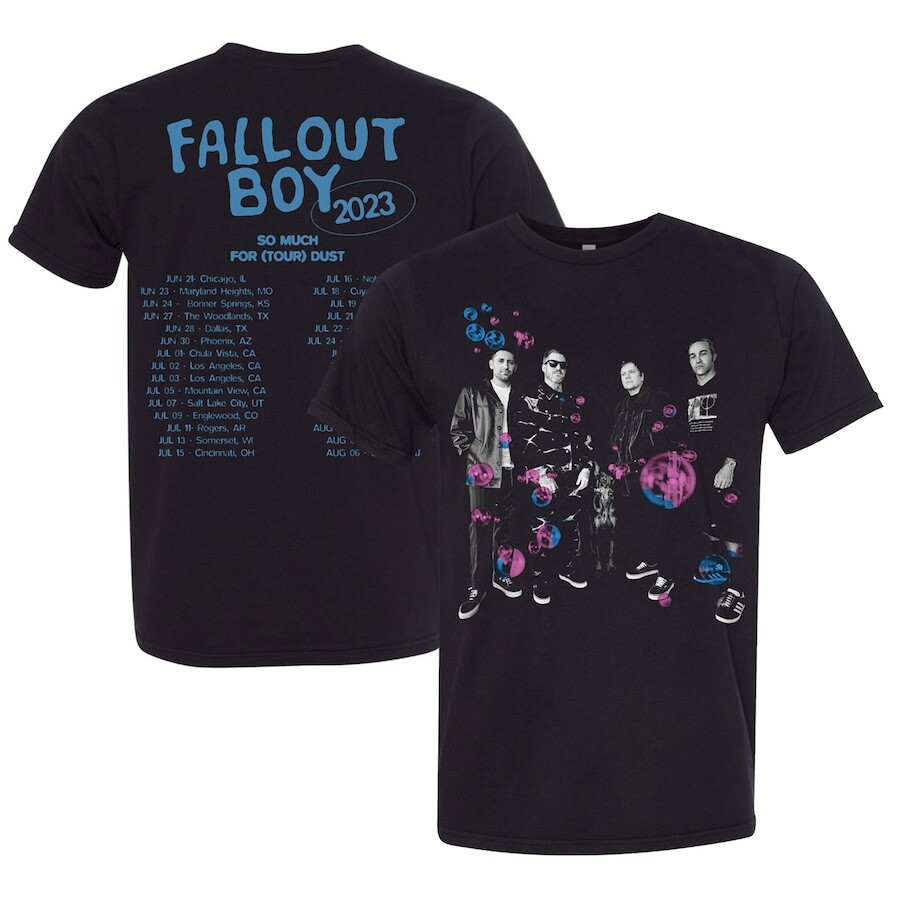 

Футболка с коротким рукавом Ampro Fall Out Boy, черный