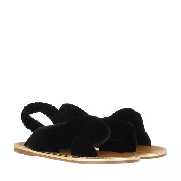 

Сандалии sandals leather black Miu Miu, черный