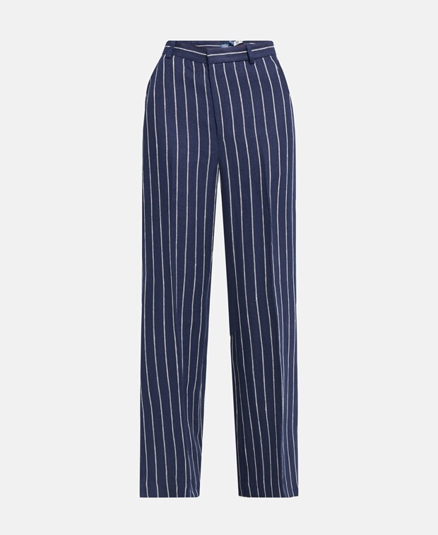 

Льняные брюки Polo Ralph Lauren, темно-синий