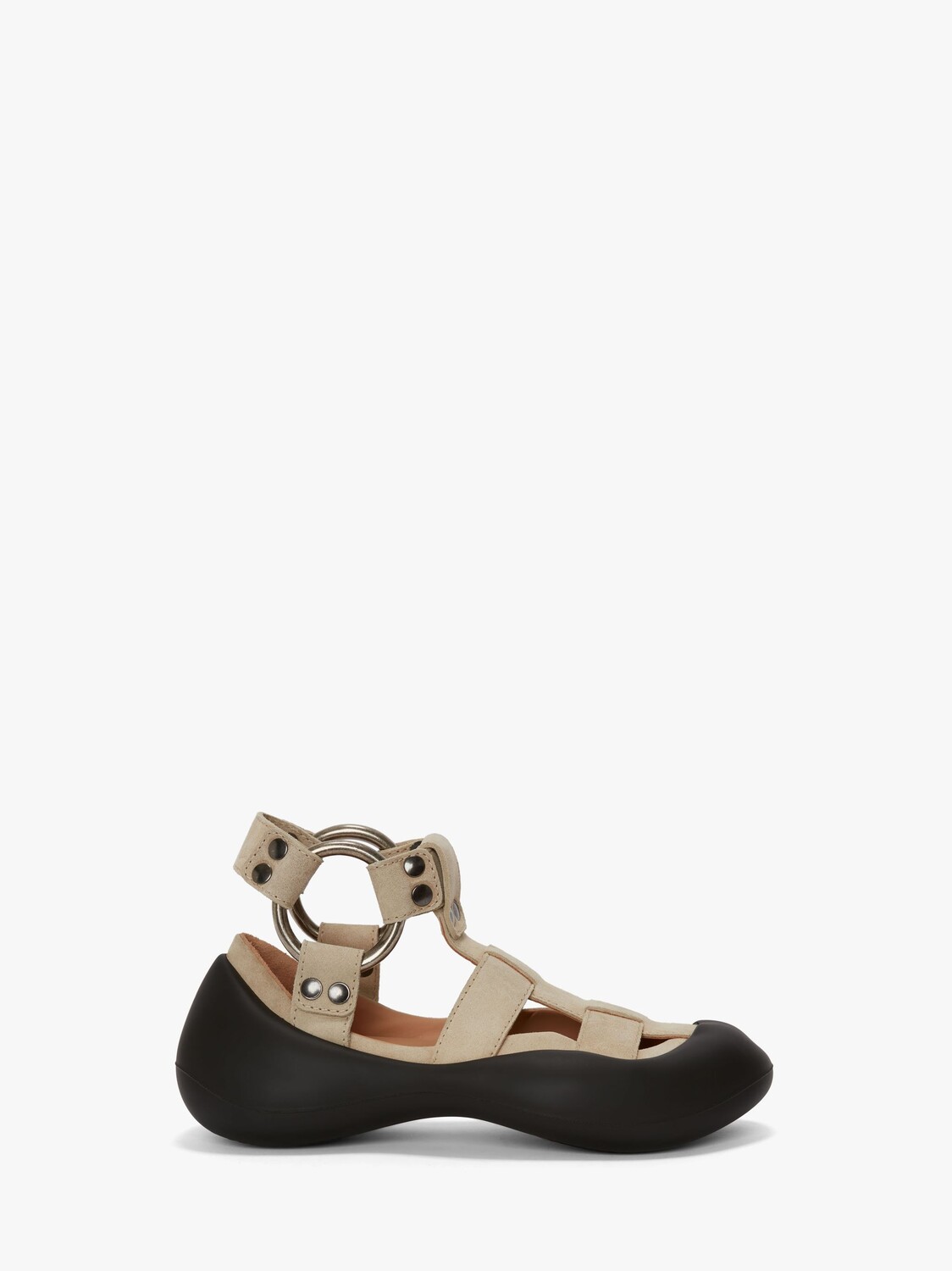 

Сандалии из замши bubble JW Anderson, бежевый