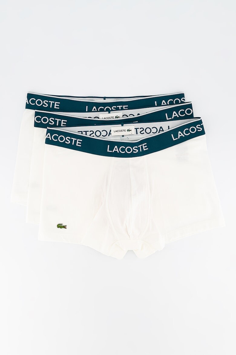 

Боксеры с логотипом - 3 пары Lacoste, зеленый