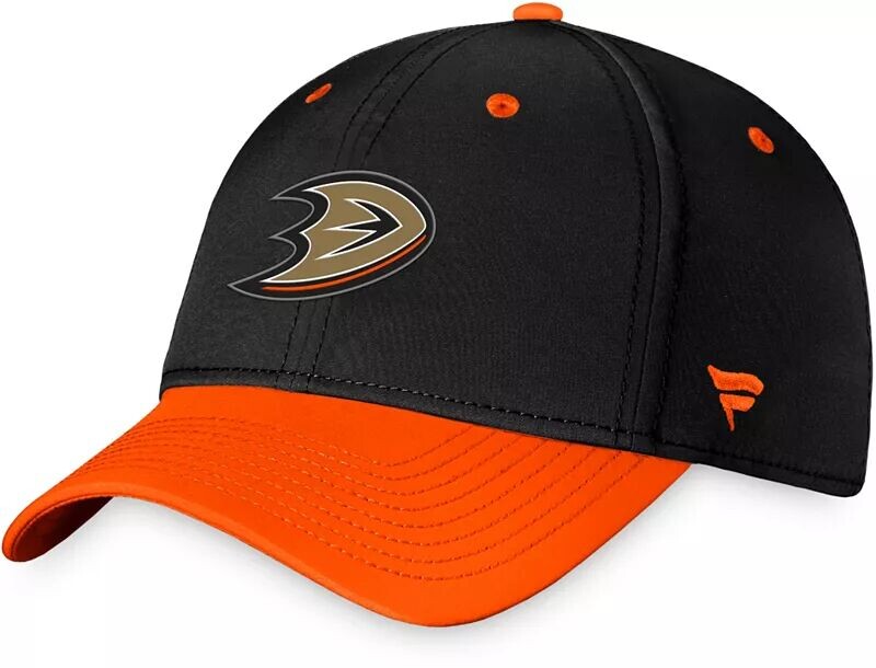 

Двухцветная гибкая кепка Authentic Pro Draft NHL Anaheim Ducks 2023