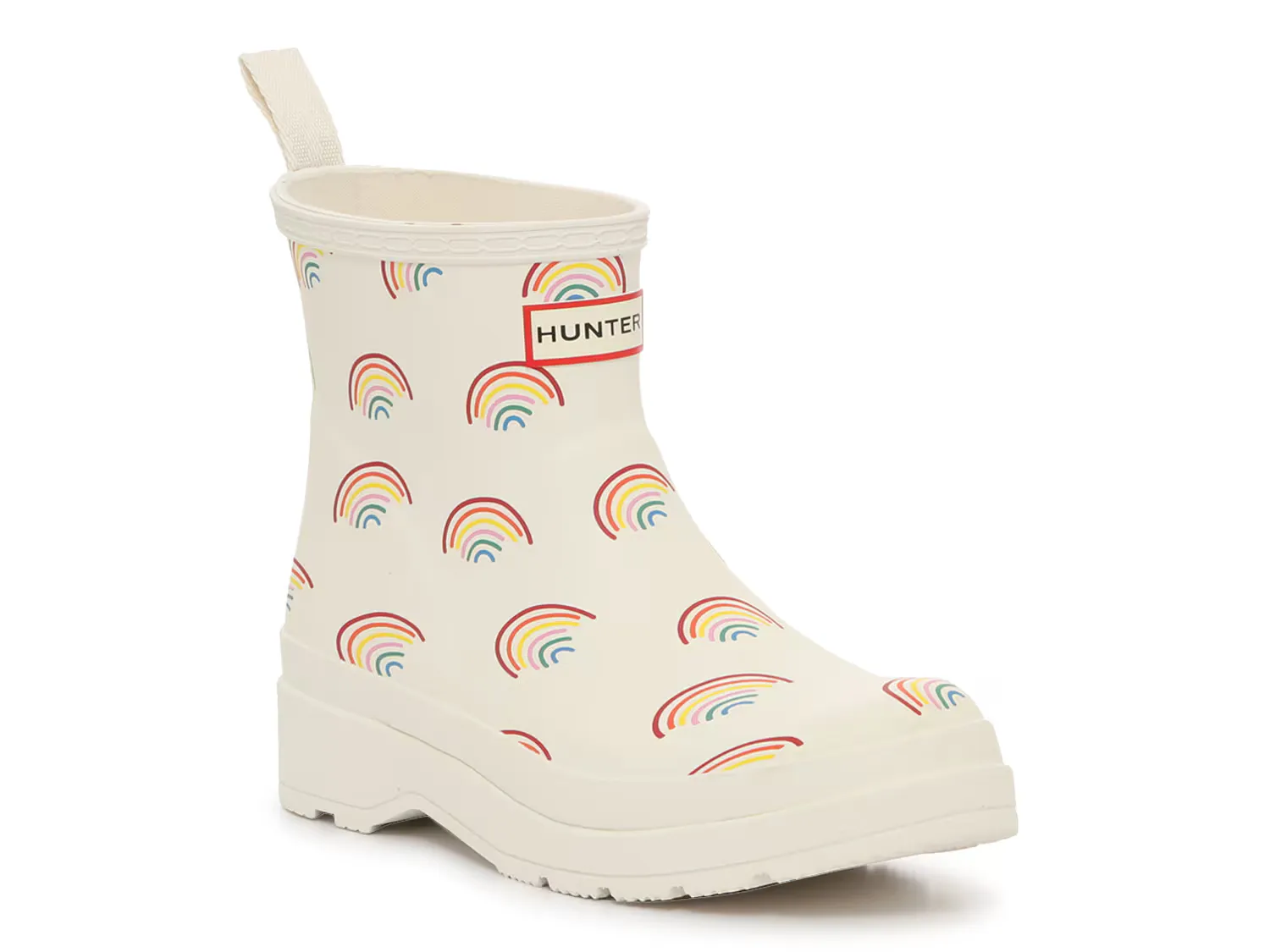 

Сапоги Play Rainbow Short Rain Boot Hunter, белый/мультиколор