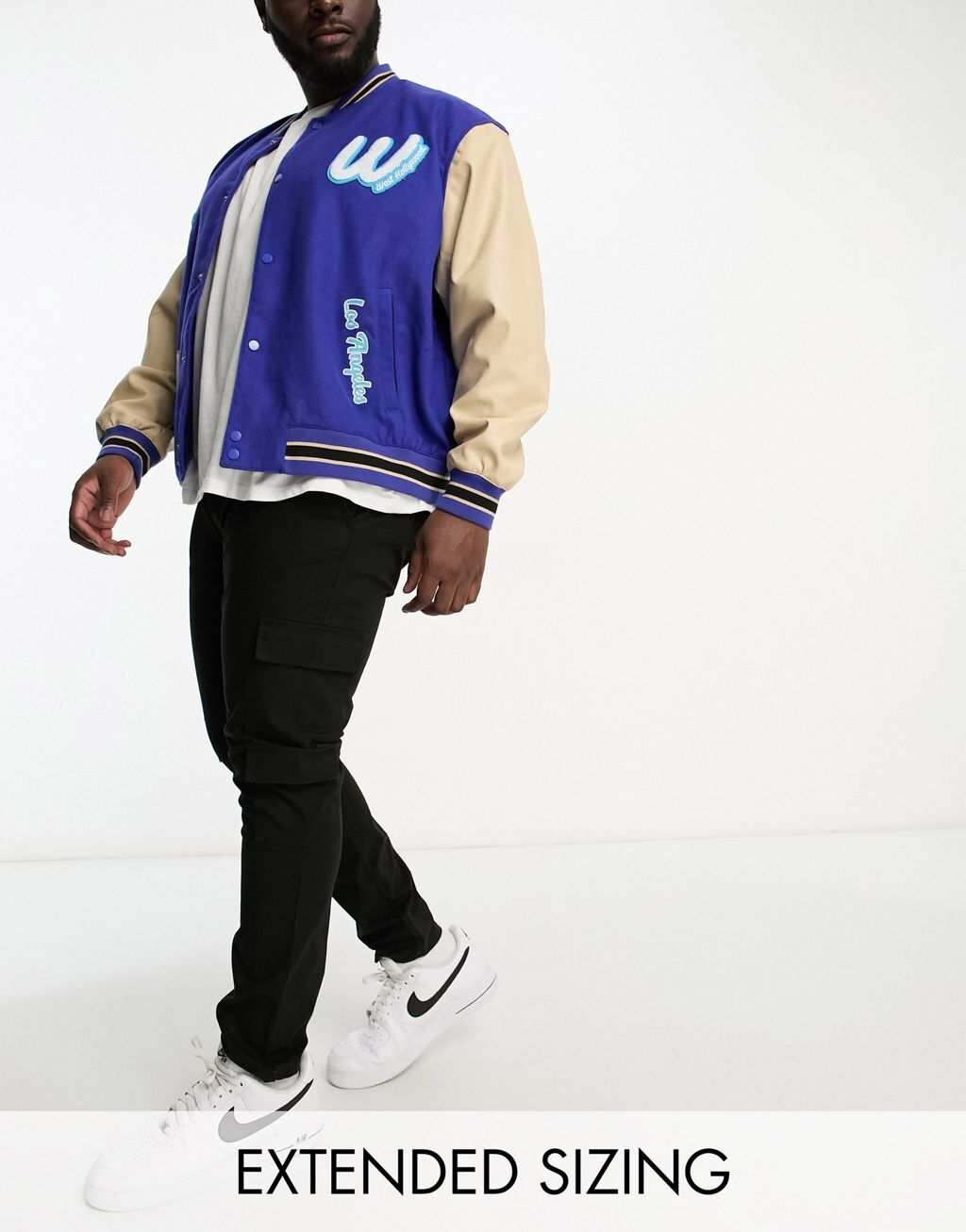 

Черные узкие брюки карго с двойными карманами ASOS DESIGN