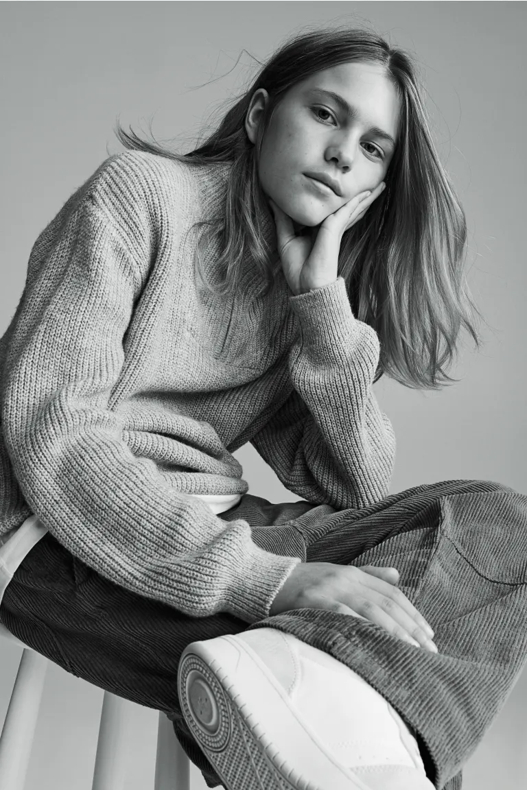 

Хлопковые брюки-карго H&M, зеленый