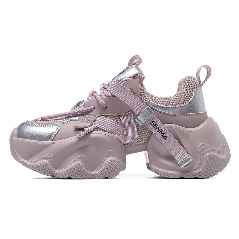 

Кроссовки SENMA Semir Chunky Sneakers Women's Low-top, бежевый