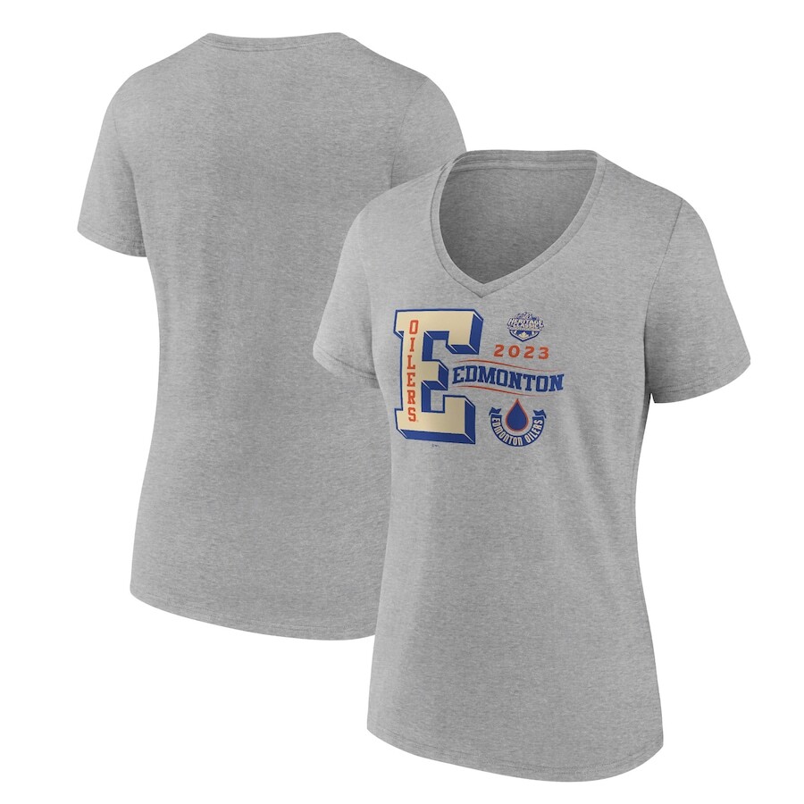 

Футболка с коротким рукавом Fanatics Branded Edmonton Oilers, серый