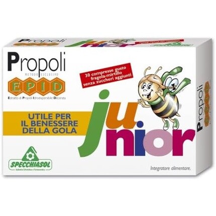 

EPID Kids со вкусом клубники и черники, 30 пастилок, Propolis