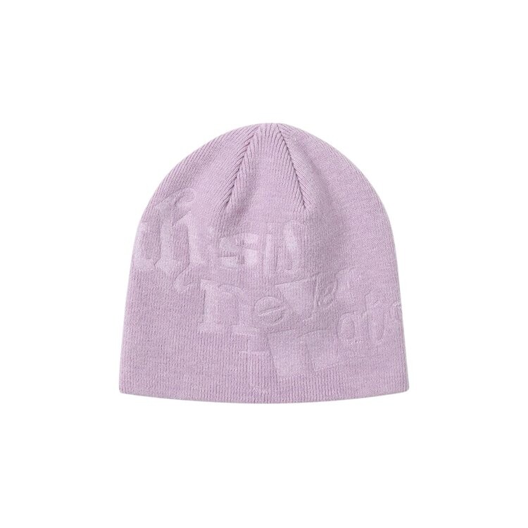 

Шапка thisisneverthat Debossed No Cuff Beanie, розовый