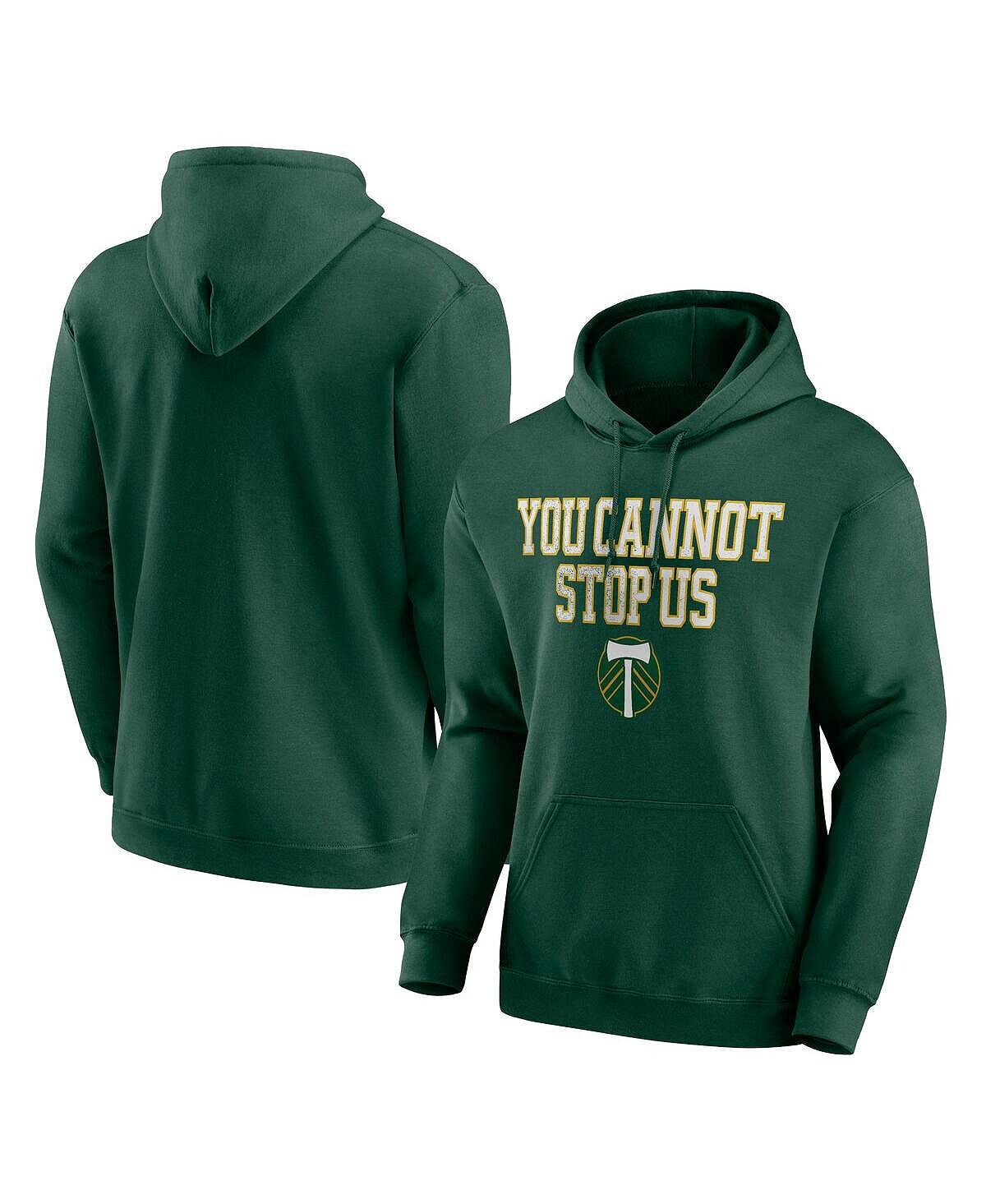 

Мужской зеленый пуловер с капюшоном Portland Timbers Scoreboard Fanatics