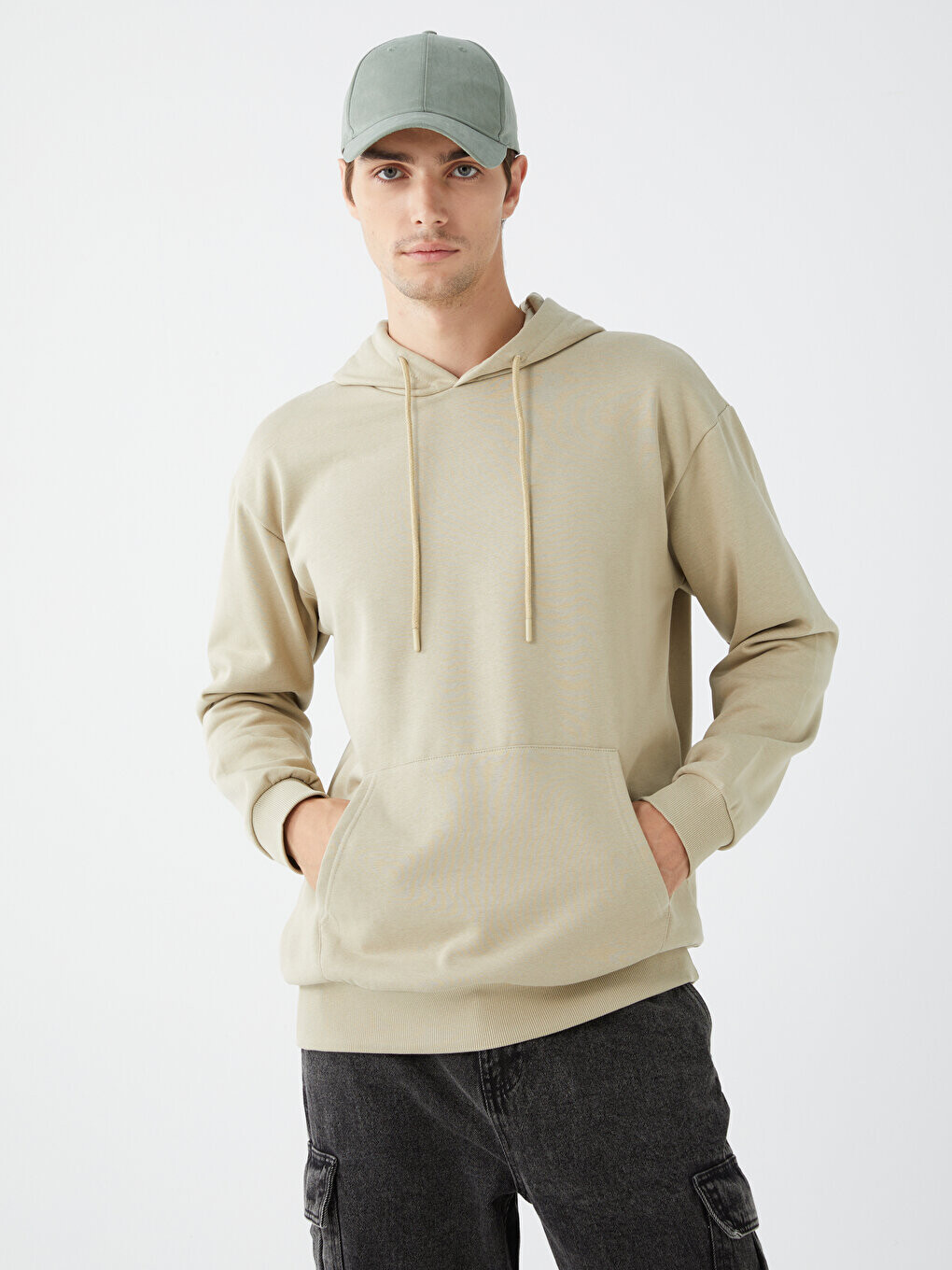 

Мужская толстовка с длинным рукавом LCW Casual, бледно-зеленый