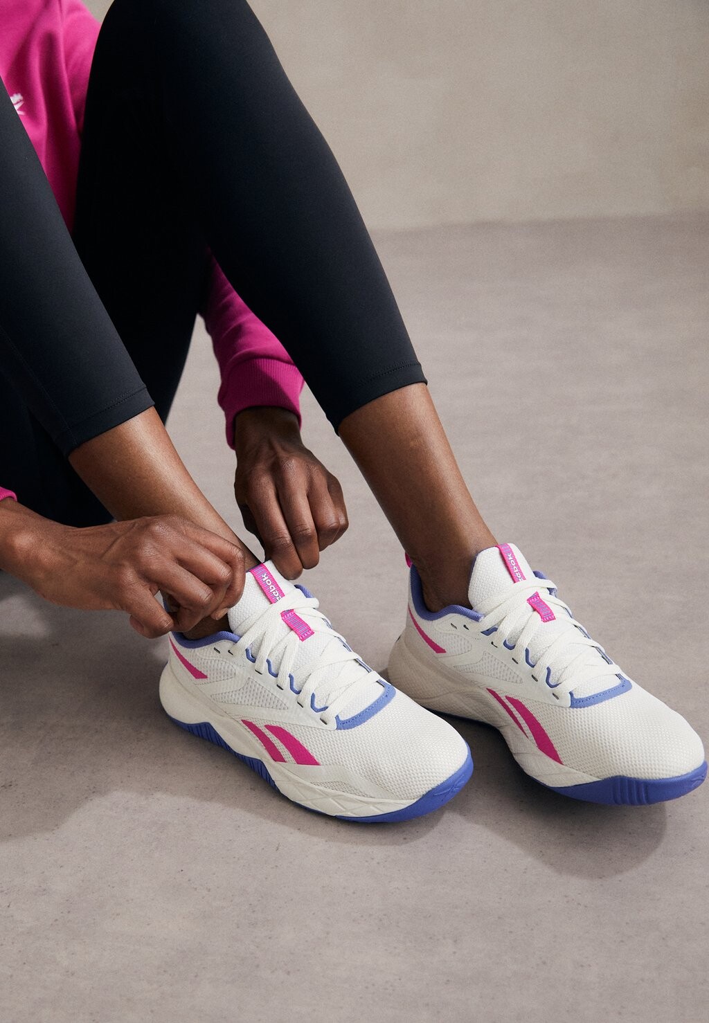 

Кроссовки для тренировок NFX TRAINER Reebok, цвет chalk/stepur/laspin