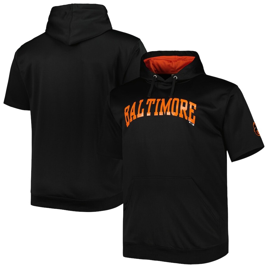 

Пуловер с капюшоном Profile Baltimore Orioles, черный